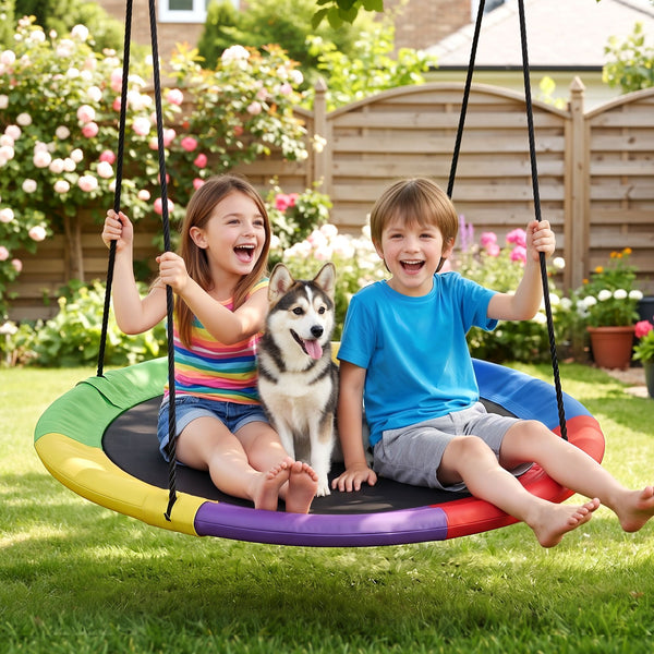 Gardeon Tree Swing Hammock 100cm for Backyard Porch Outside Playground Gardeon