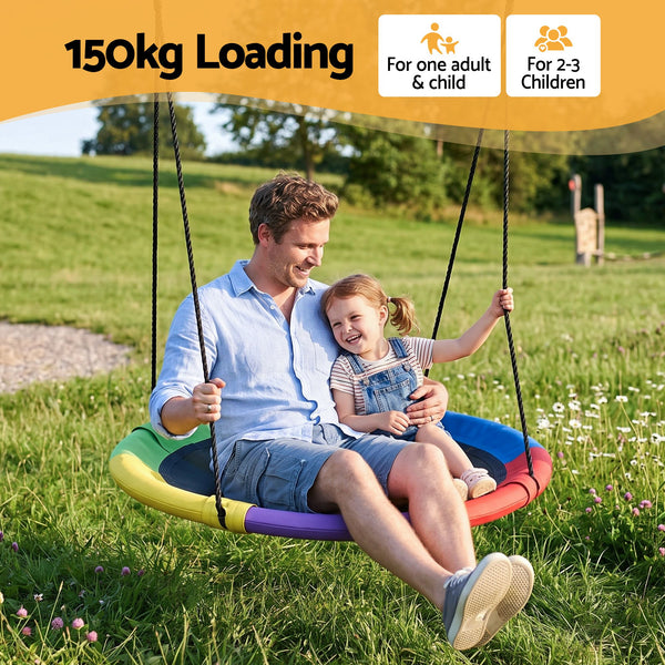 Gardeon Tree Swing Hammock 100cm for Backyard Porch Outside Playground Gardeon