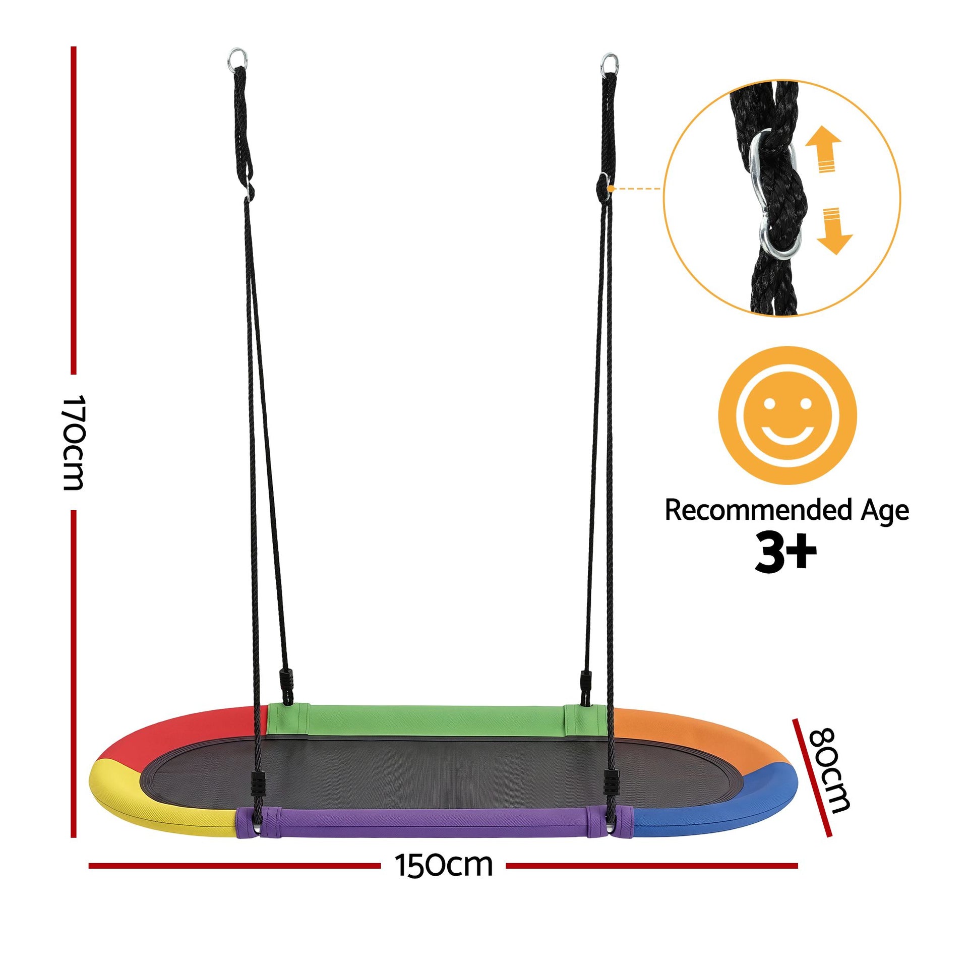 Gardeon Tree Swing Hammock 150cm for Backyard Porch Outside Playground Gardeon