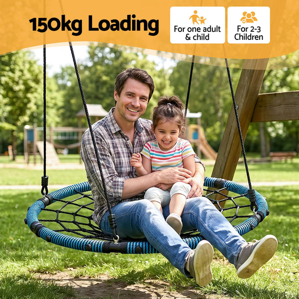 Gardeon Tree Swing Net Hammock 98.5cm for Backyard Porch Outside Playground Gardeon