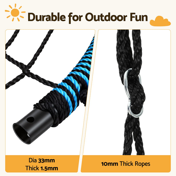 Gardeon Tree Swing Net Hammock 98.5cm for Backyard Porch Outside Playground Gardeon
