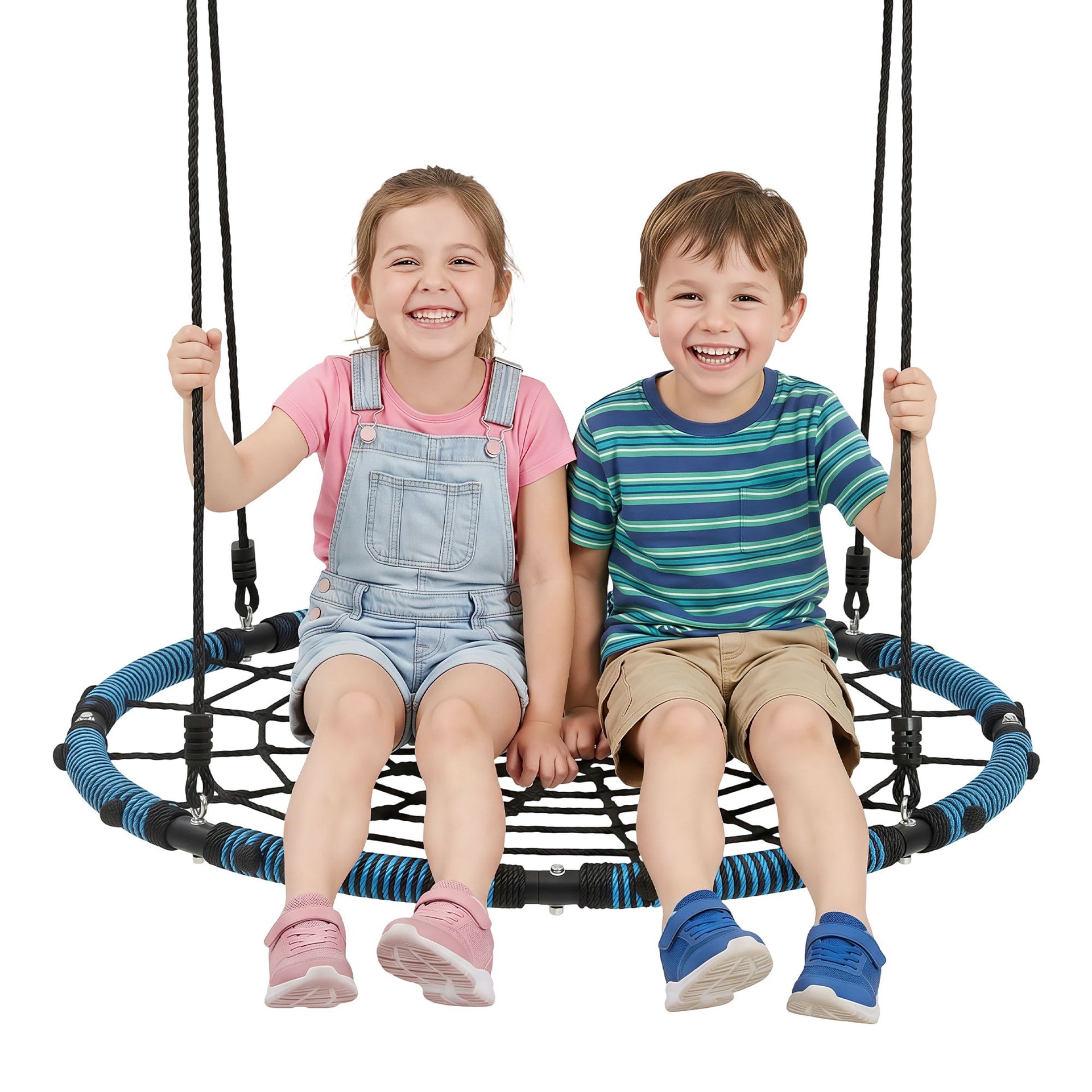 Gardeon Tree Swing Net Hammock 98.5cm for Backyard Porch Outside Playground Gardeon