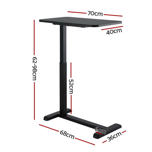 Artiss Laptop Desk Height Adjustable Mobile Workstation Computer Desks 70CM Awezingly
