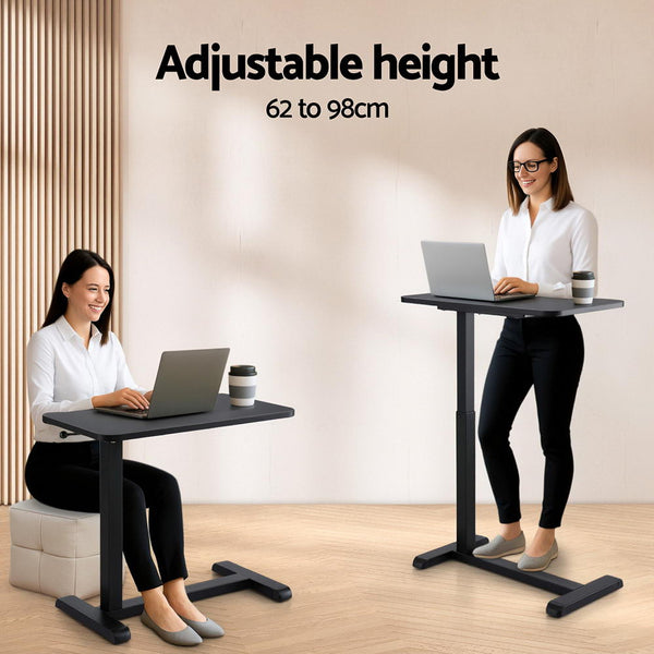 Artiss Laptop Desk Height Adjustable Mobile Workstation Computer Desks 70CM Awezingly