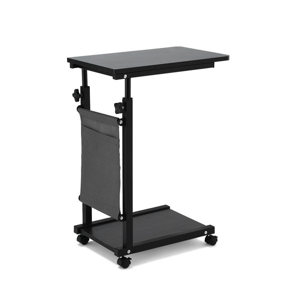 Artiss Laptop Desk Height Adjustable Mobile Workstation Computer Desks 48CM Black Awezingly