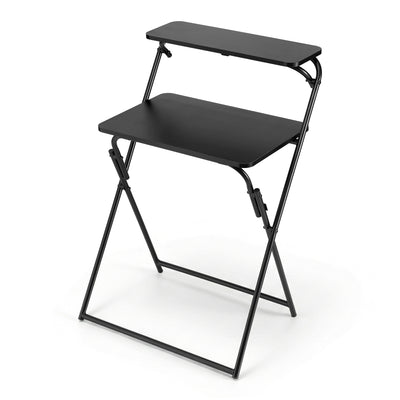 Artiss Laptop Desk Foldable Study Desk Home Office Black