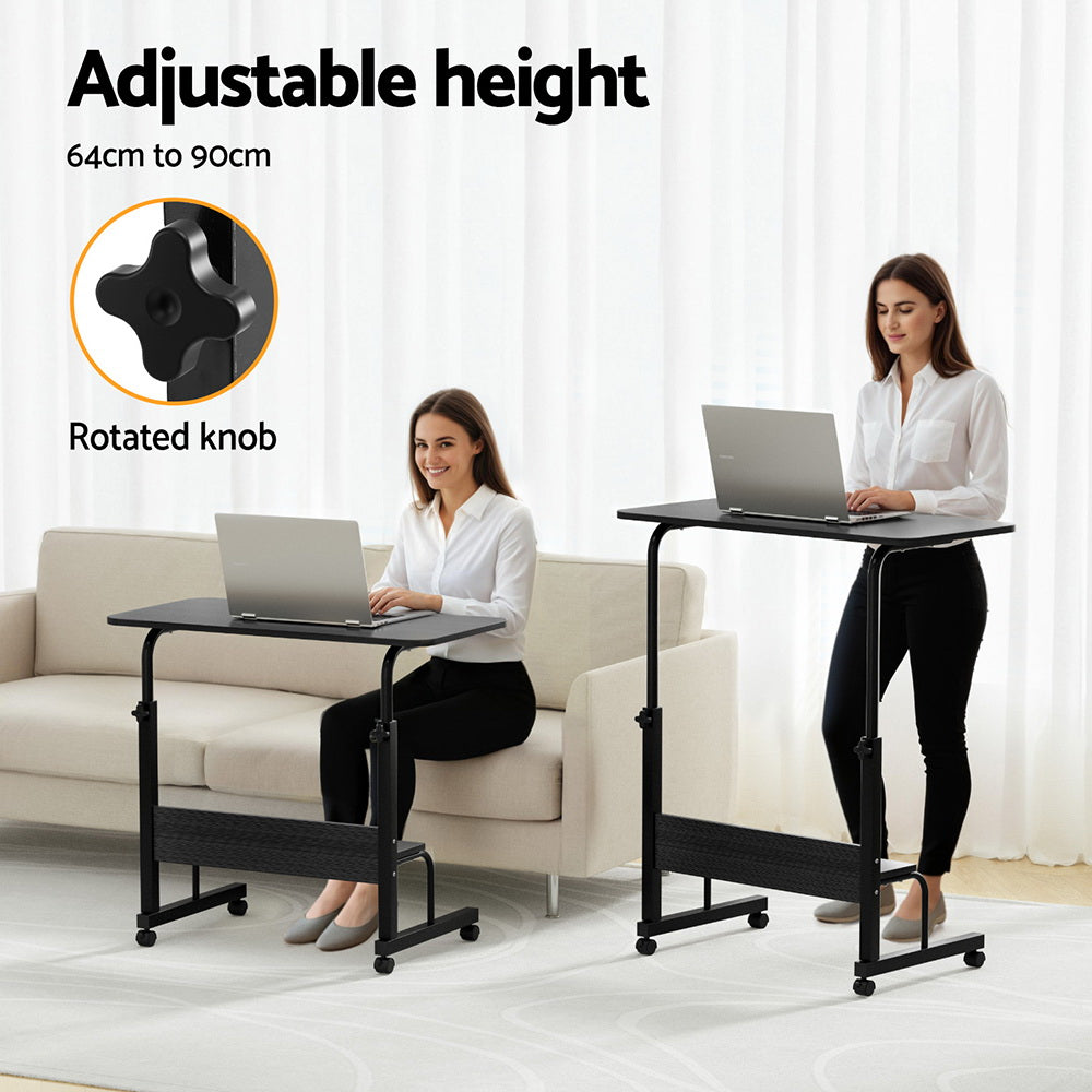 Artiss Laptop Desk Portable Sit Stand Desks Height Adjustable Workstation 80CM Awezingly