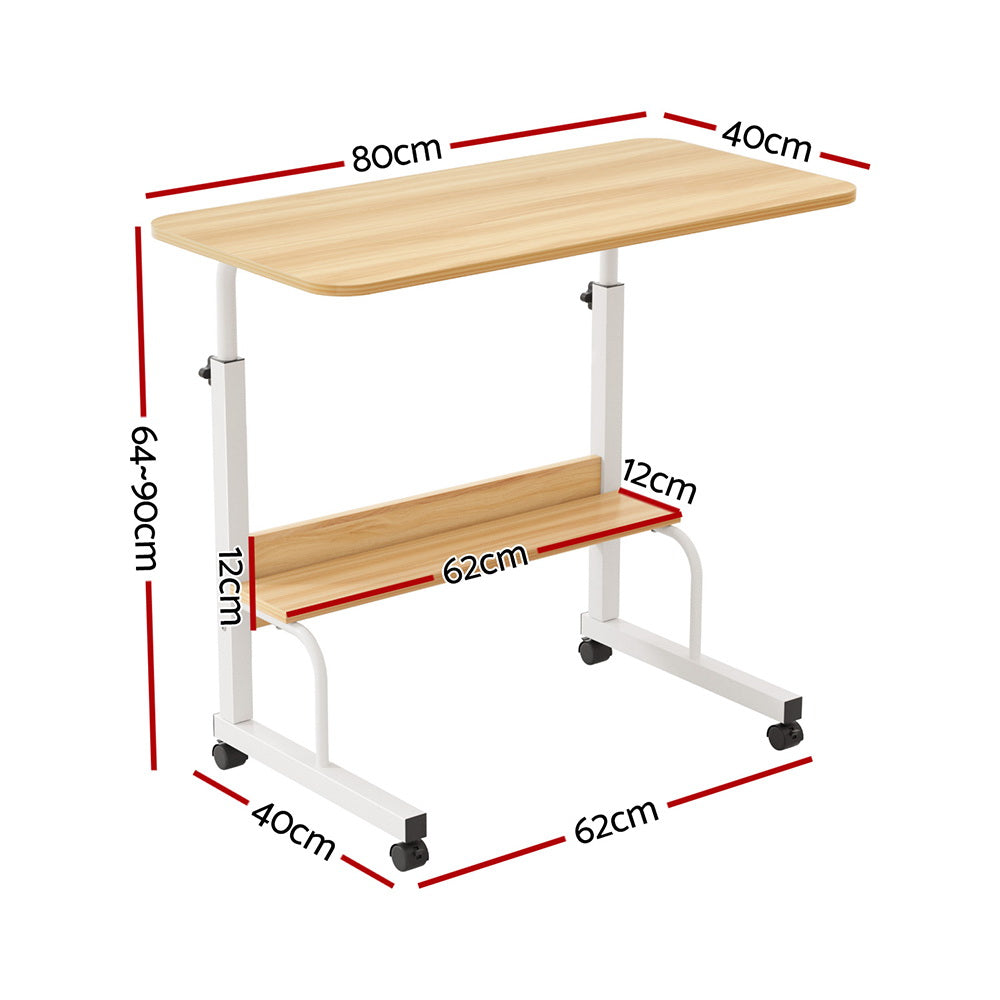 Artiss Laptop Desk Portable Sit Stand Desks Height Adjustable Workstation 80CM Awezingly