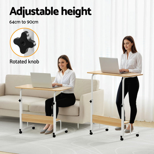 Artiss Laptop Desk Portable Sit Stand Desks Height Adjustable Workstation 80CM Awezingly