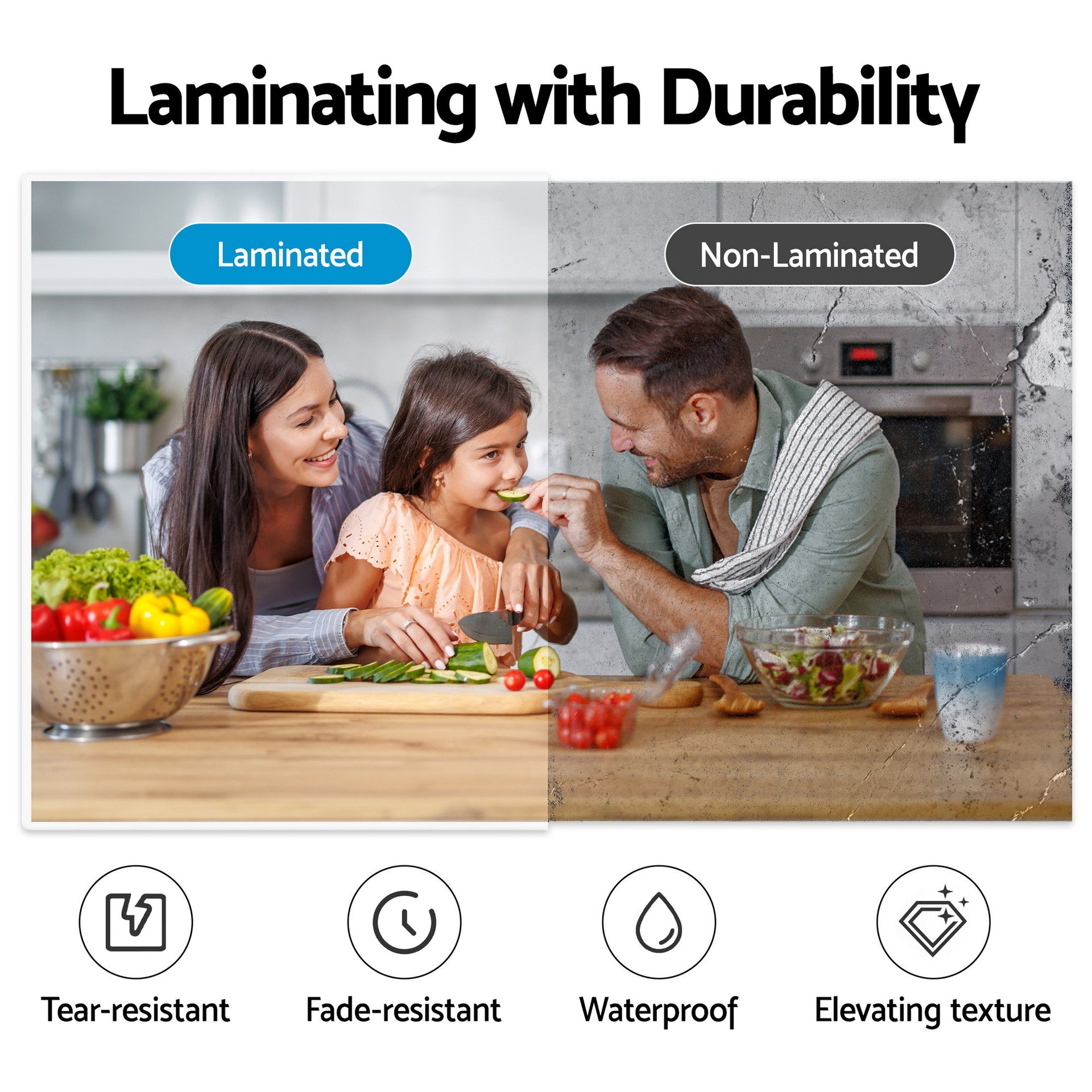 Devanti A4 Laminator Machine, Hot & Cold Thermal Fast Lamination Anti-Jam Laminator for Office School Home Document Photo Card Handmade A4 A5 A6, White Awezingly