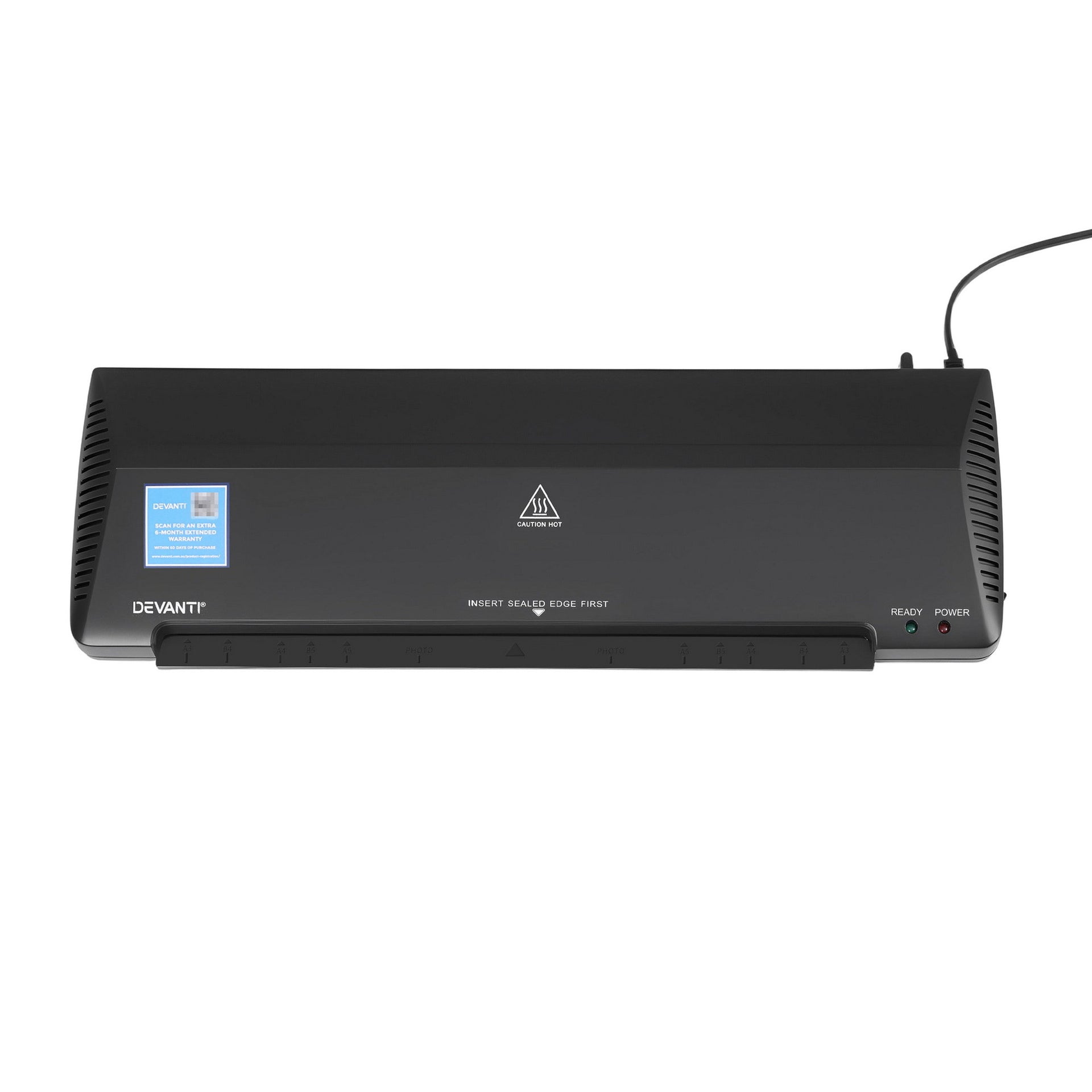 Devanti A3 Laminator Machine, Hot & Cold Thermal Fast Lamination Anti-Jam Laminator for Office School Home Document Photo Card Handmade A3 A4 A5 A6, Black Awezingly