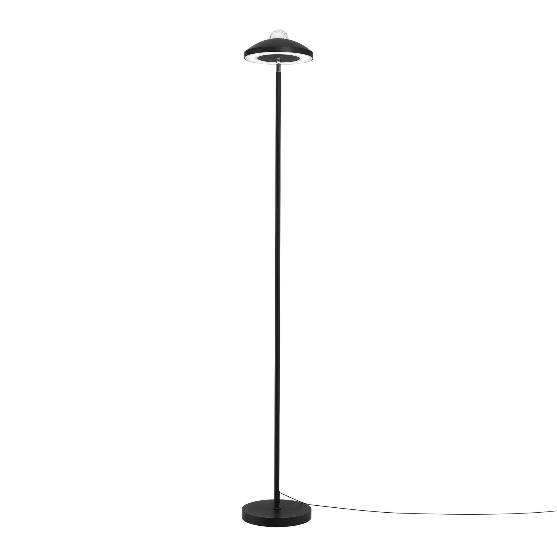 Artiss 2-in-1 LED Floor Lamp with Galaxy Projector &Remote, 178cm Tall Torchiere Standing Light with Dynamic RGB Aurora Stepless 4 Colour Temperatures, 1H Timer for Living Room, Bedroom Kids Room Awezingly