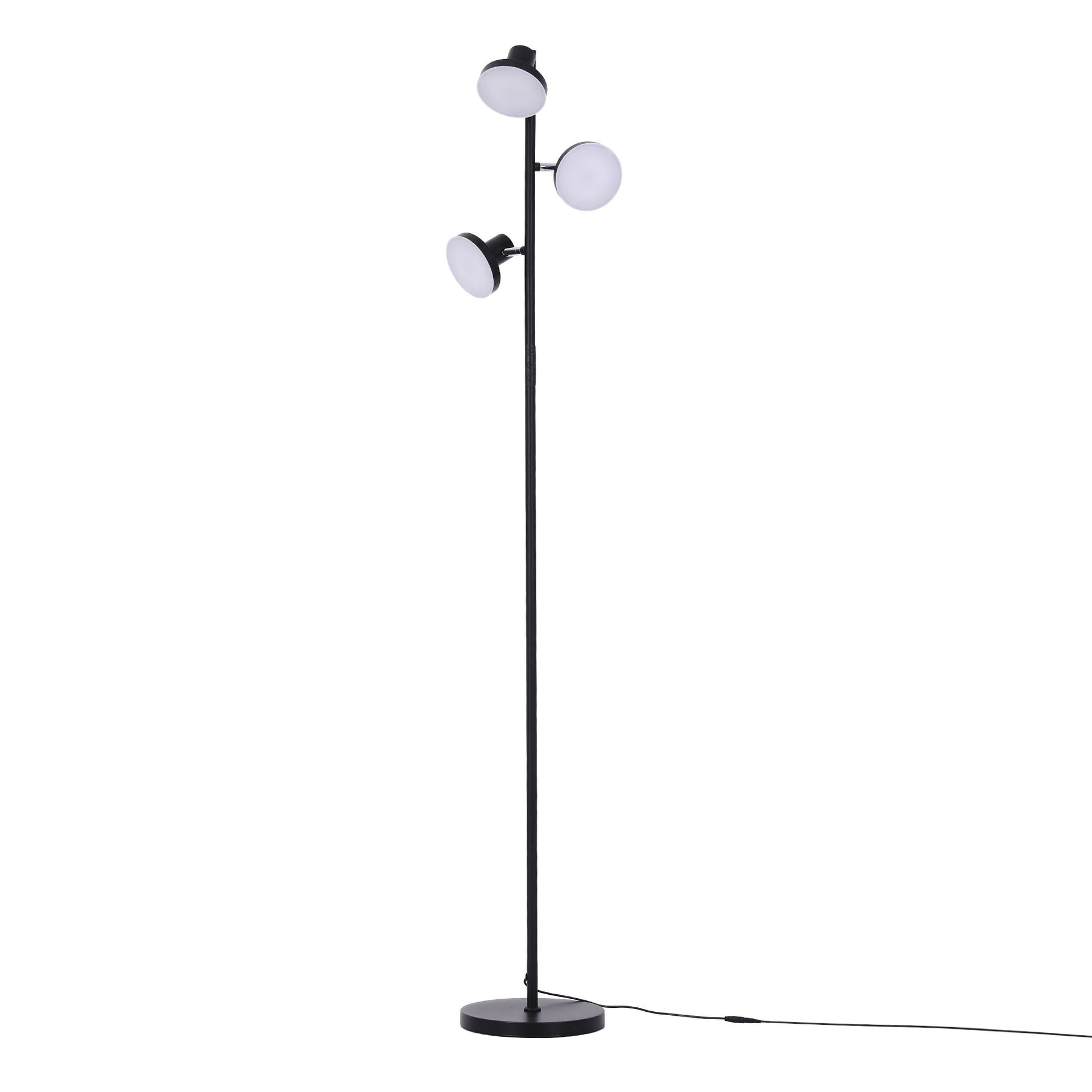 Artiss RGB Floor Lamp LED with 3 Swivel Lights Color Changing Lamp with Remote Stepless Dimmable Artiss