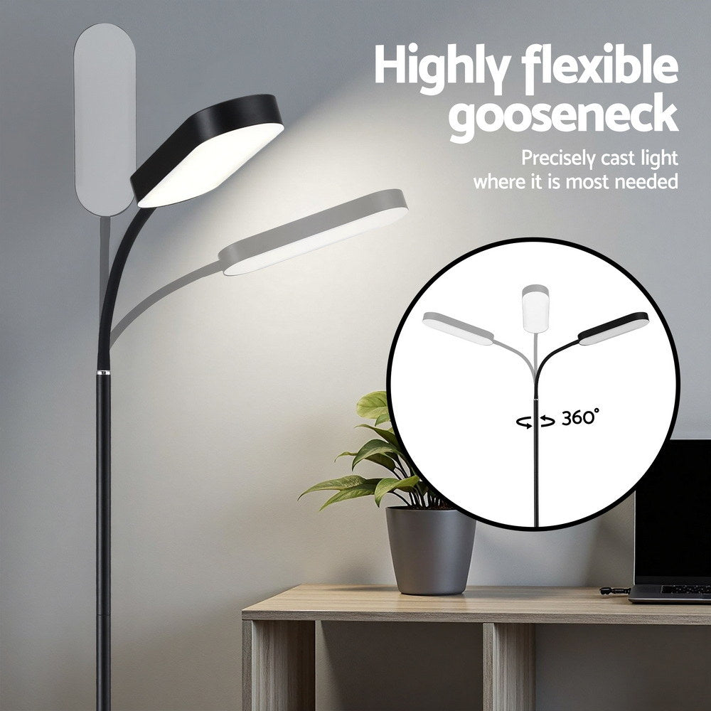 Artiss LED Floor Lamp with Remote Control & 4 Color Temperature Reading Living Room Bedroom Office Awezingly