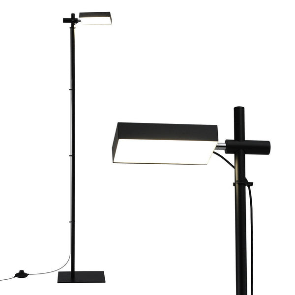 Artiss LED Floor Lamp, Modern Reading Lamp 360～ Rotating Adjustable Light Head,12W Standing Lamp for Living Room, Bedroom Office Awezingly
