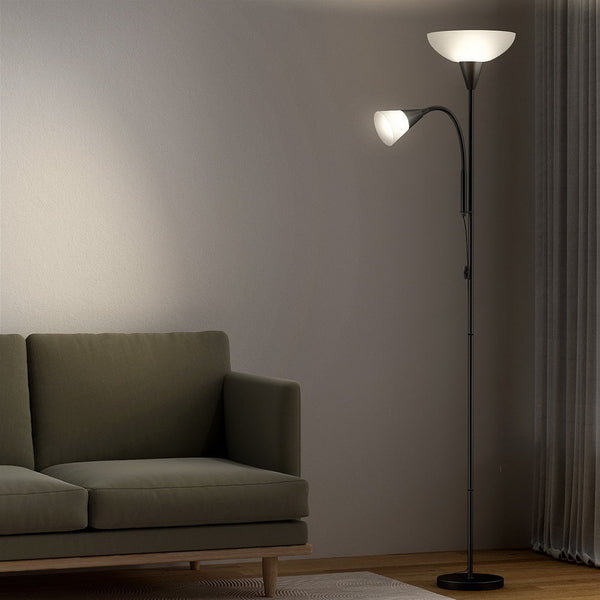 Artiss Floor Lamp Mother and Child Modern Home Living Room Office Reading Black Artiss