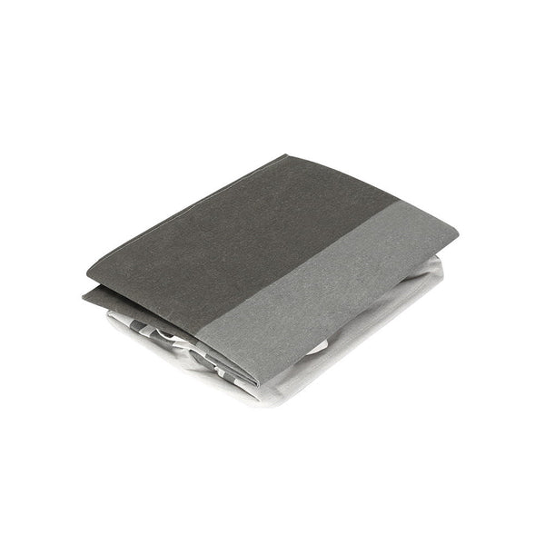 Artiss 2X Laundry Basket Hamper Foldable White Grey Artiss