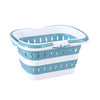 Artiss Laundry Basket Hamper Large Foldable Washing Clothes Storage Organiser Blue