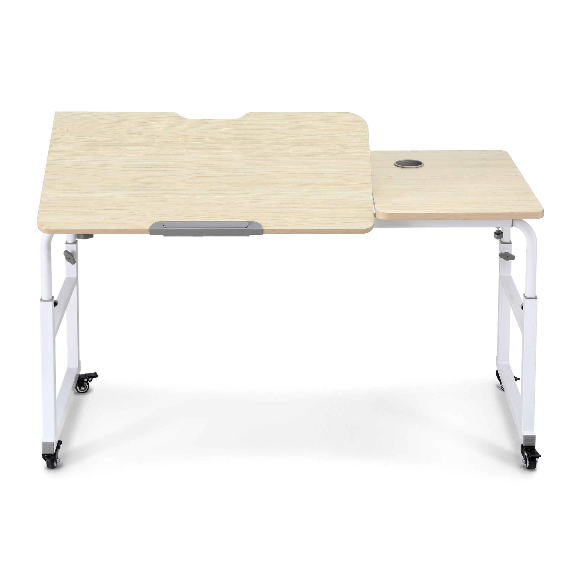 Artiss Mobile Laptop Desk Overbed Table Adjustable Computer Stand Bedside Cart Awezingly