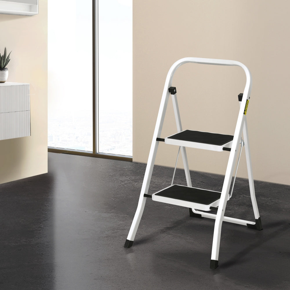 Giantz 2 Step Ladder Multi-Purpose Folding Steel Light Weight Platform Does not apply