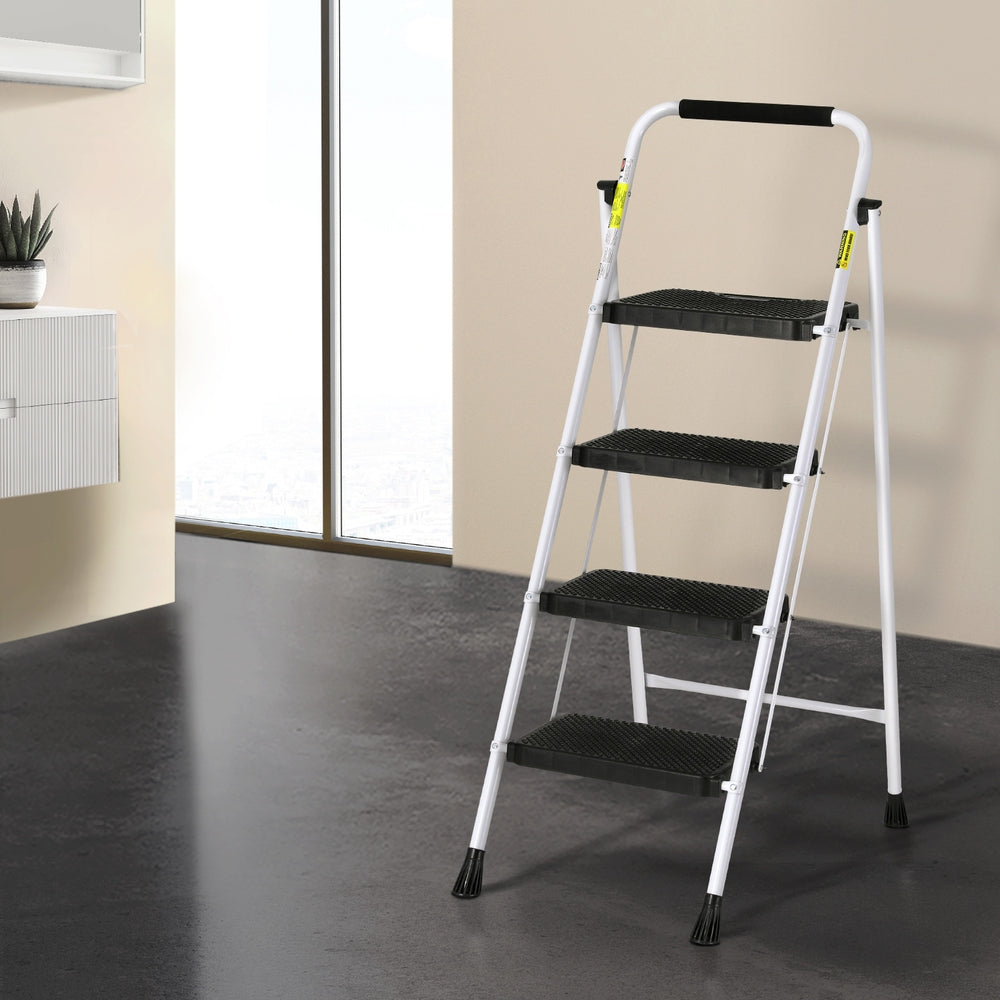 Giantz 4 Step Ladder Multi-Purpose Folding Steel Light Weight Platform Does not apply