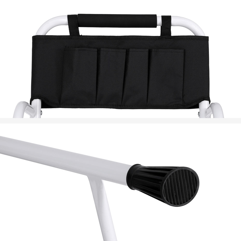 Giantz 4 Step Ladder Multi-Purpose Folding Steel Platform Tool Bag Handrails Does not apply