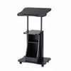 Artiss Mobile Podium Stand with Lockable Wheels Height Adjustable Laptop Desk Black