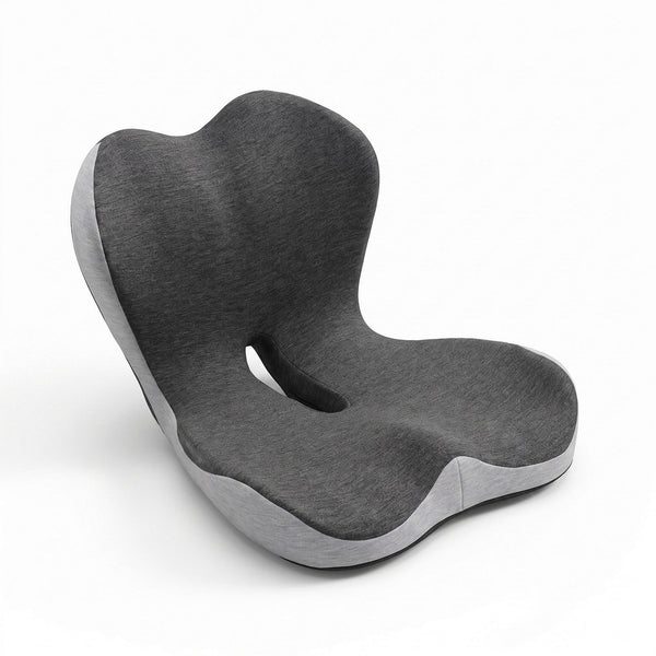Artiss Ergonomic Seat Cushion with Lumbar Support for Office Chair, Memory Foam Coccyx and Lumbar Support Pad for Car Office Wheelchair Home Awezingly