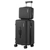 Wanderlite 2pcs Trunk Luggage Suitcase Travel Carry On TSA Lock 12