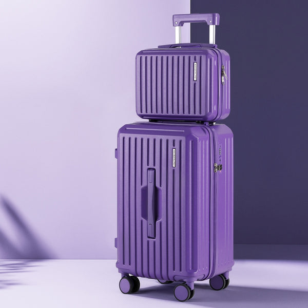 Wanderlite 2pcs Trunk Luggage Suitcase Travel Carry On TSA Lock 12