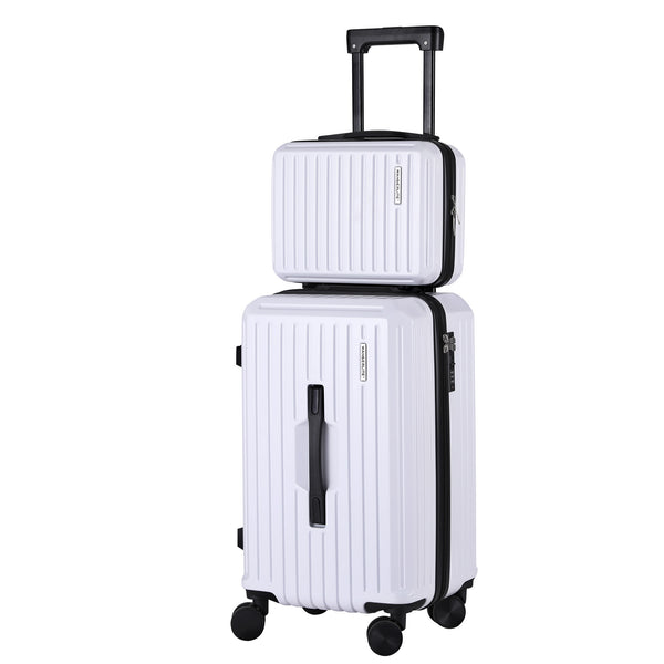 Wanderlite 2pcs Trunk Luggage Suitcase Travel Carry On TSA Lock 12