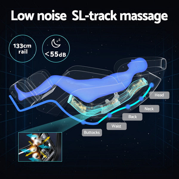 Livemor Massage Chair Electric Recliner Home Massager 3D ROLI Awezingly