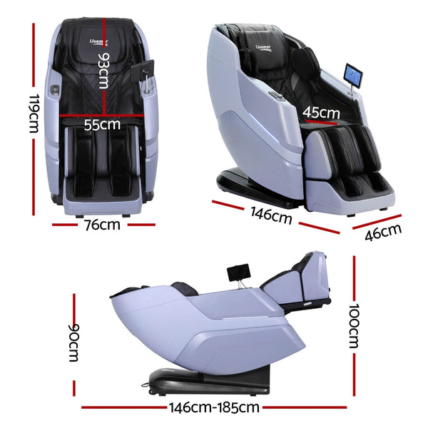 Livemor 4D Massage Chair Electric Recliner Home Massager Miraj Livemor