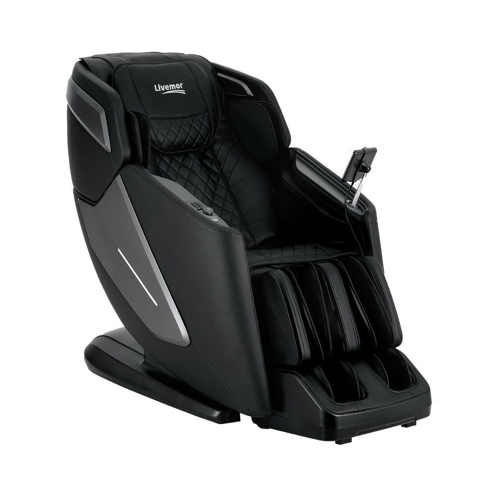 Livemor 4D Massage Chair Electric Recliner Home Massager Black Livemor