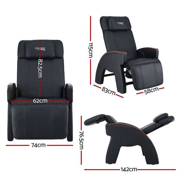 Livemor Massage Chair Electric Recliner Home Massager ARIA Awezingly