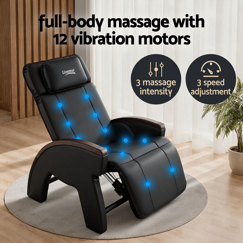 Livemor Massage Chair Electric Recliner Home Massager ARIA Awezingly