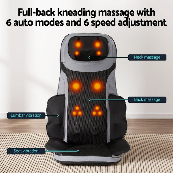 Livemor 8-nodes Full Back Massage Cushion Heating Massage Seats Livemor