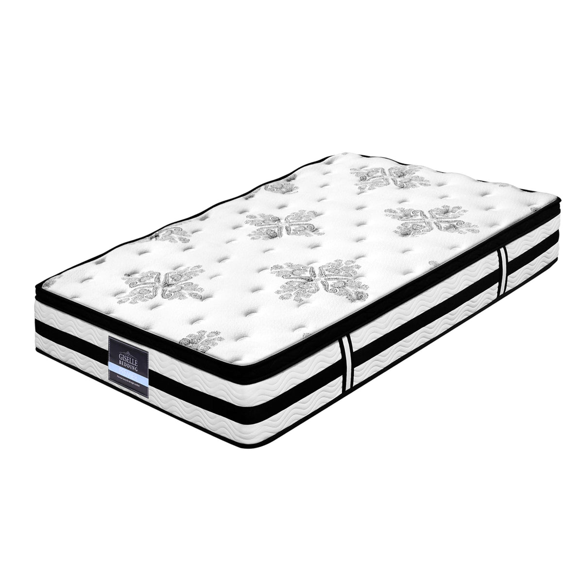 Giselle Bedding Algarve Euro Top Pocket Spring Mattress 34cm Thick King Single Giselle Bedding