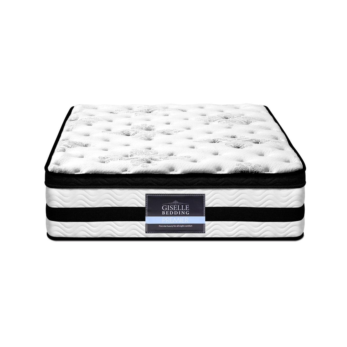 Giselle Bedding Algarve Euro Top Pocket Spring Mattress 34cm Thick King Single Giselle Bedding