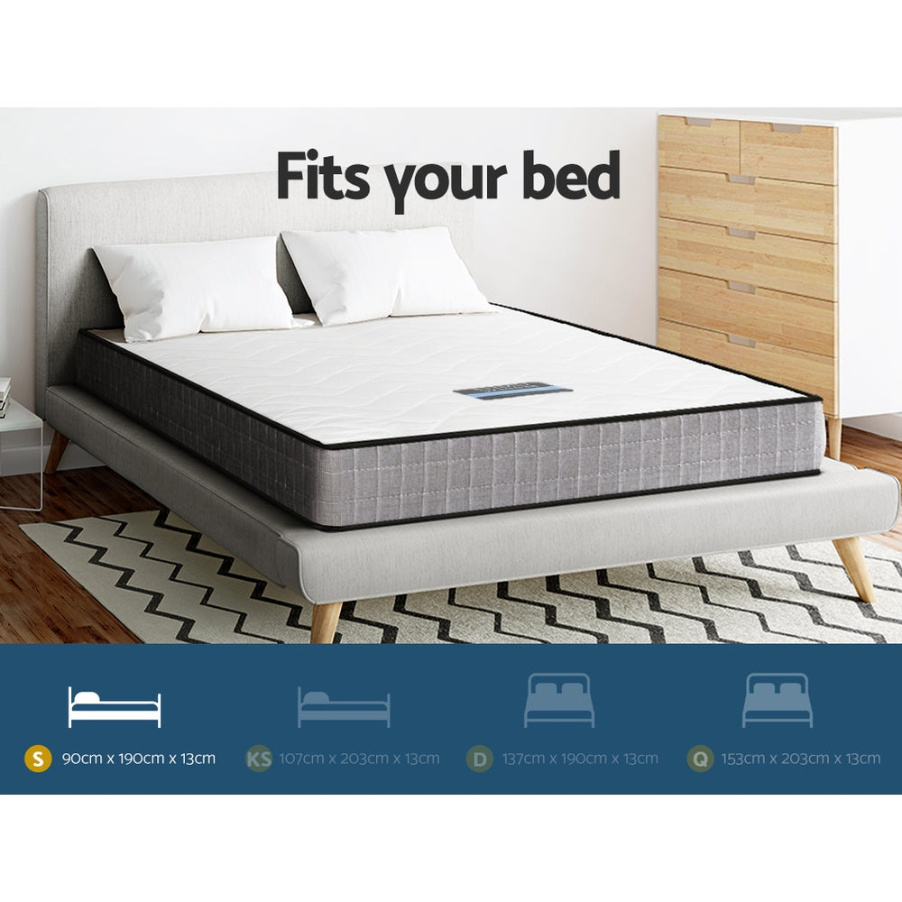 Giselle Bedding 13cm Mattress Tight Top Single Awezingly