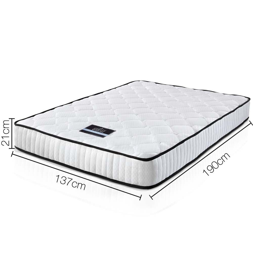 Giselle Bedding Peyton Pocket Spring Mattress 21cm Thick Double Giselle Bedding