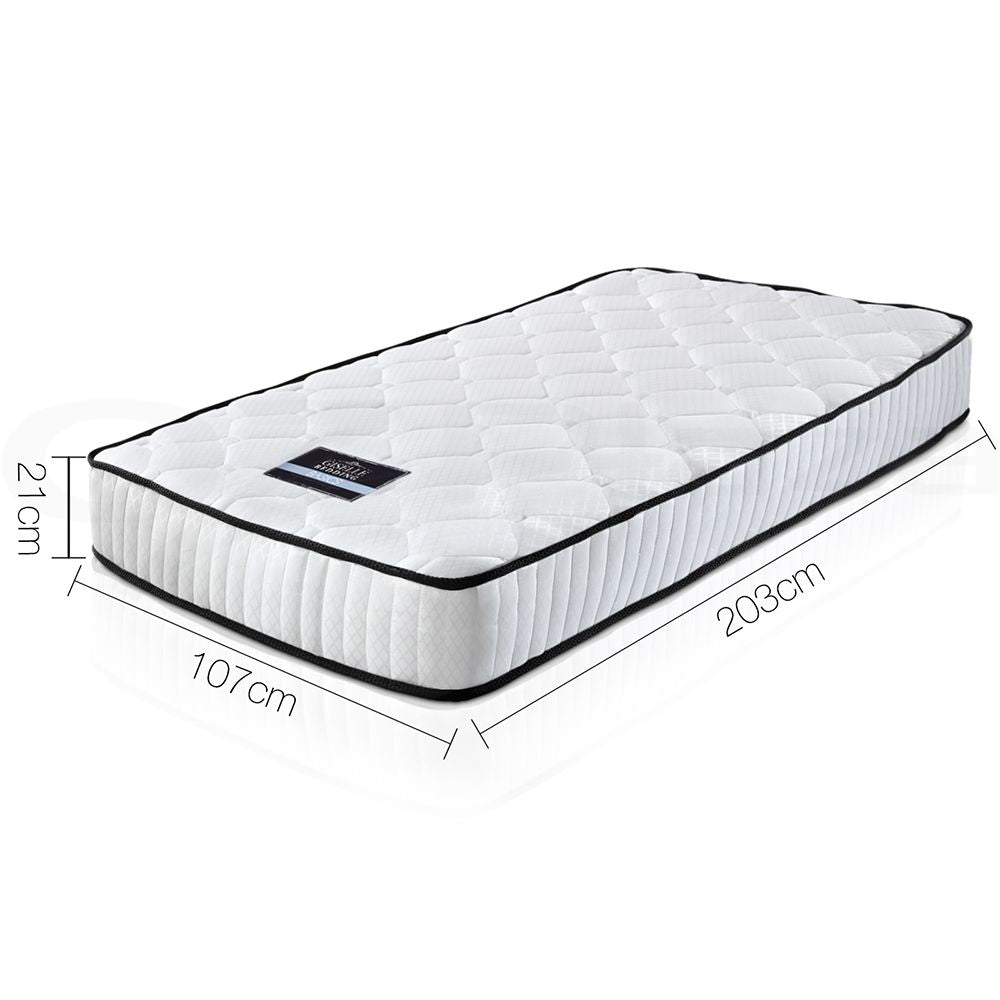 Giselle Bedding Peyton Pocket Spring Mattress 21cm Thick – King Single Giselle Bedding
