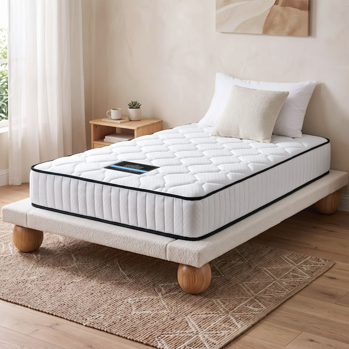 Giselle Bedding Peyton Pocket Spring Mattress 21cm Thick – Single Giselle Bedding