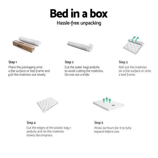 Giselle Bedding 13cm Mattress Tight Top King Single Does Not Apply