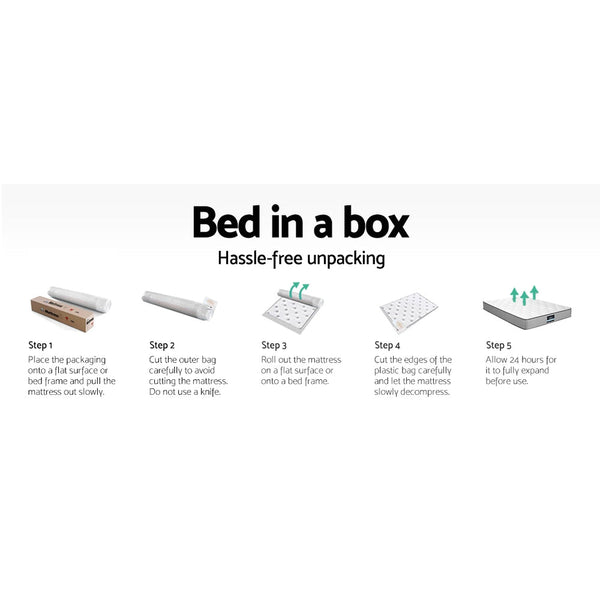 Giselle Bedding 32cm Mattress Euro Top Queen Giselle Bedding