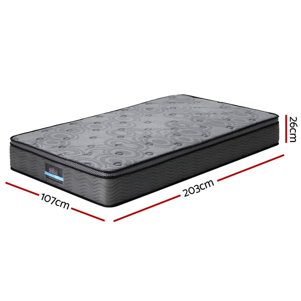 26cm Mattress Bed Giselle King Single Giselle Bedding