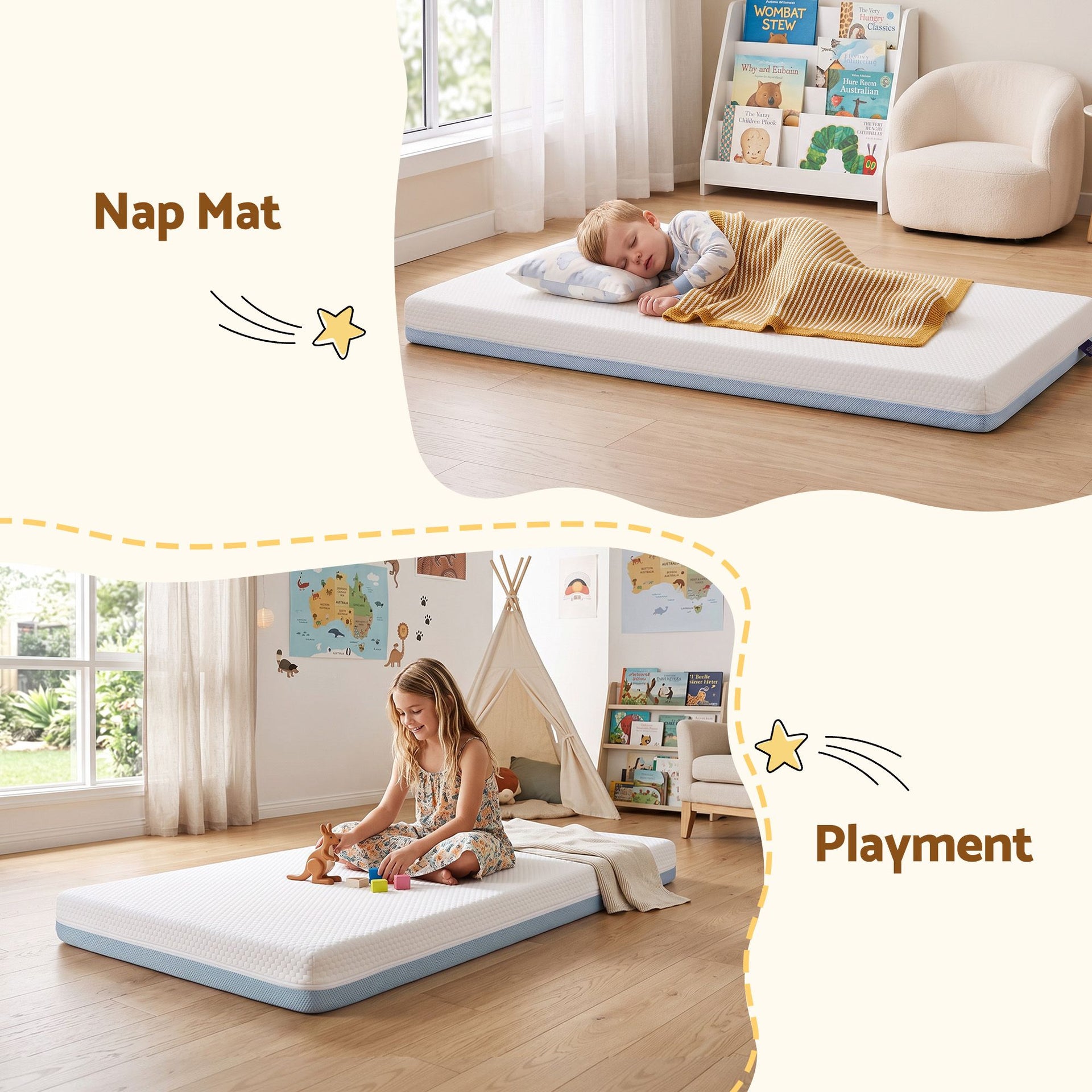 Giselle Bedding Cot Mattress, 11cm Thick Baby Mattress with Tencel Cover Giselle Bedding