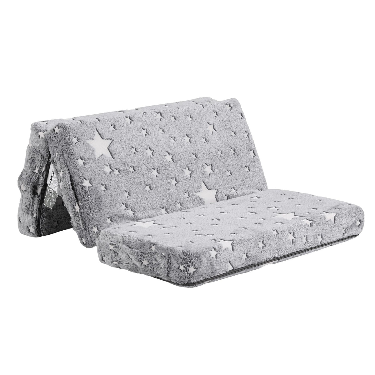 Giselle Bedding Foldable Cot Mattress for Travel Cot, Glow-in-Dark Cover Awezingly