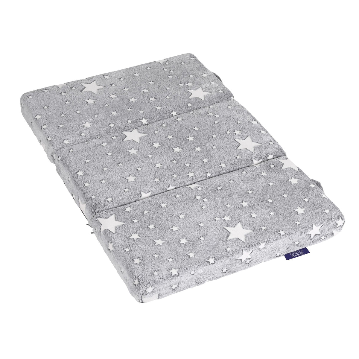 Giselle Bedding Foldable Cot Mattress for Travel Cot, Glow-in-Dark Cover Awezingly