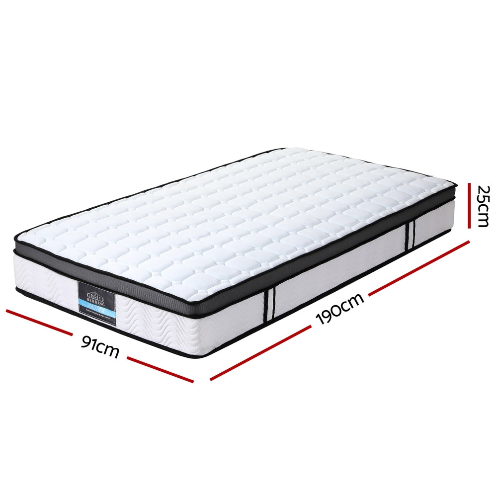 Giselle Mattress Cool Gel Foam 25cm Single Giselle Bedding